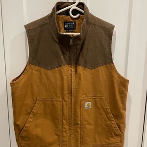Carhartt Tan Relaxed Fit Vest